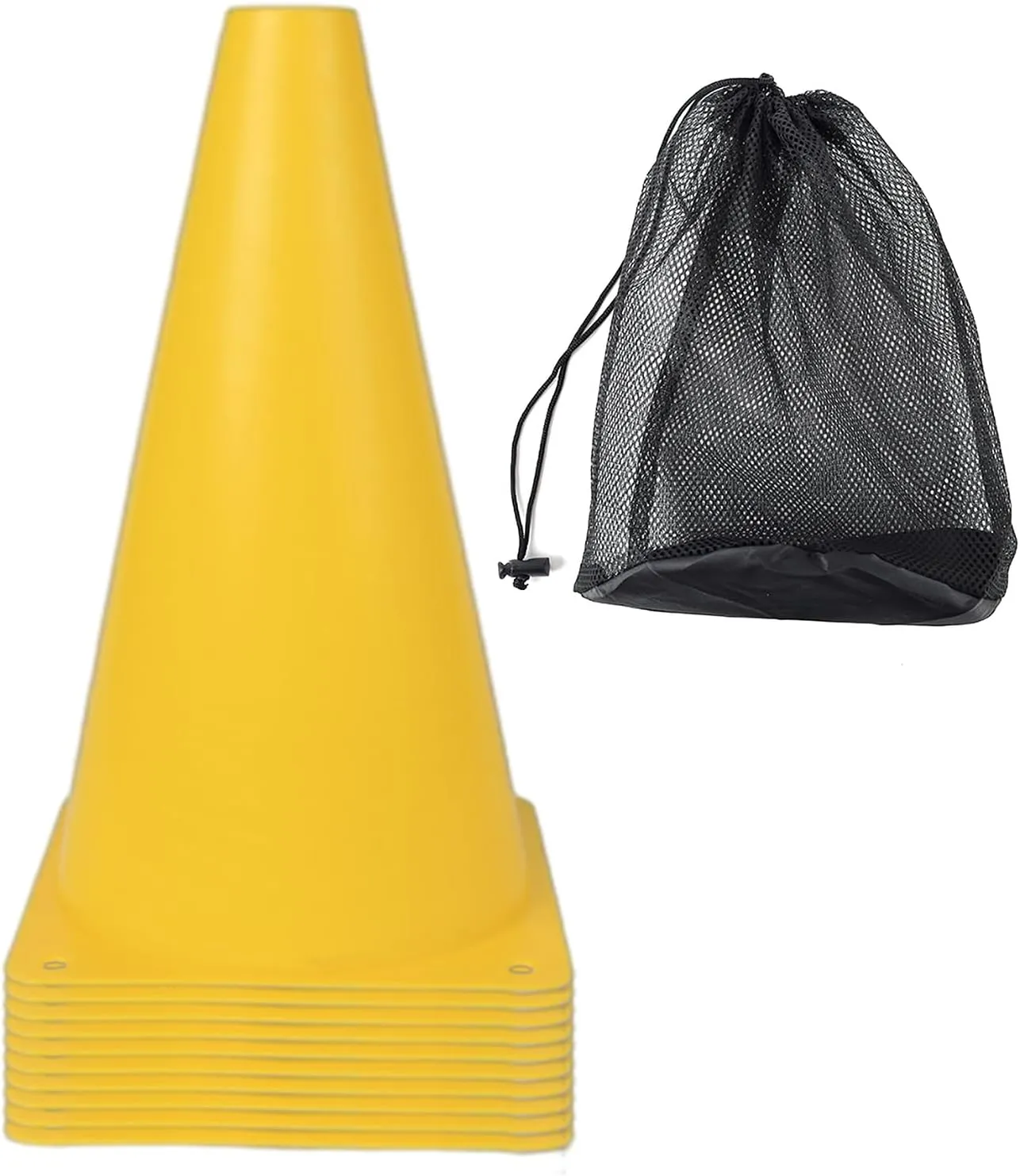 10Pcs Agilitys Cone Football Training Maker Bucket Field Skating Marker Soccer Training Marker Obstacle Cone
