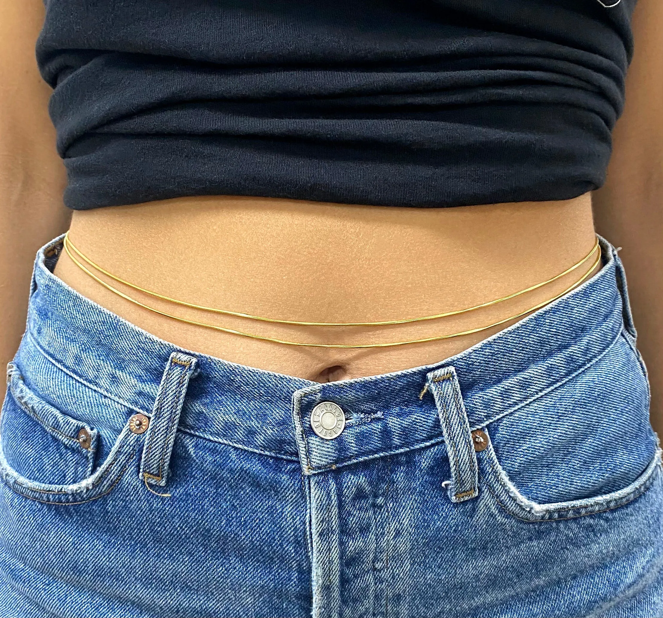 14k Gold Plated Waist Chain