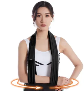 71inch/180cm Shoulder Immobilizer Arm Sling, Adjustable Lightweight&Comfortable Effective Medical Arm Support Sling for Rotator Cuff Torn Arm Wrist Hand Elbow Injury, Broken & Fractured Bones(Black)