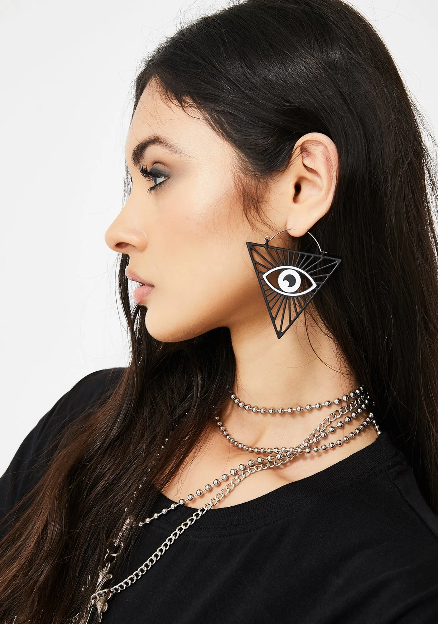 All Seeing Eye Drop Earrings