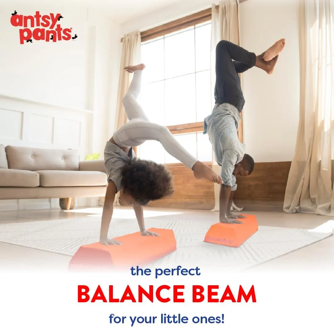 Balance Beam  Portable Gymnastics Beam, Gymnastics Equipment for Home with Anti-Slip Base, Lightweight/Extra Firm, Holds Up to 200lbs, Toddler to Adult Age