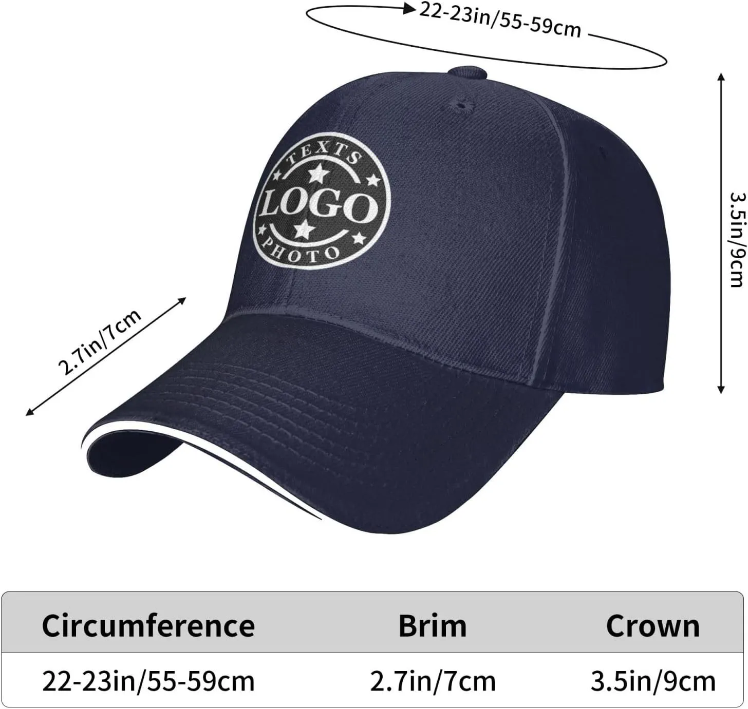Bulk Custom Hats Custom Hat Design Your Own Customized Hats with Logo Text, Custom Baseball Caps, Custom Truck Hats