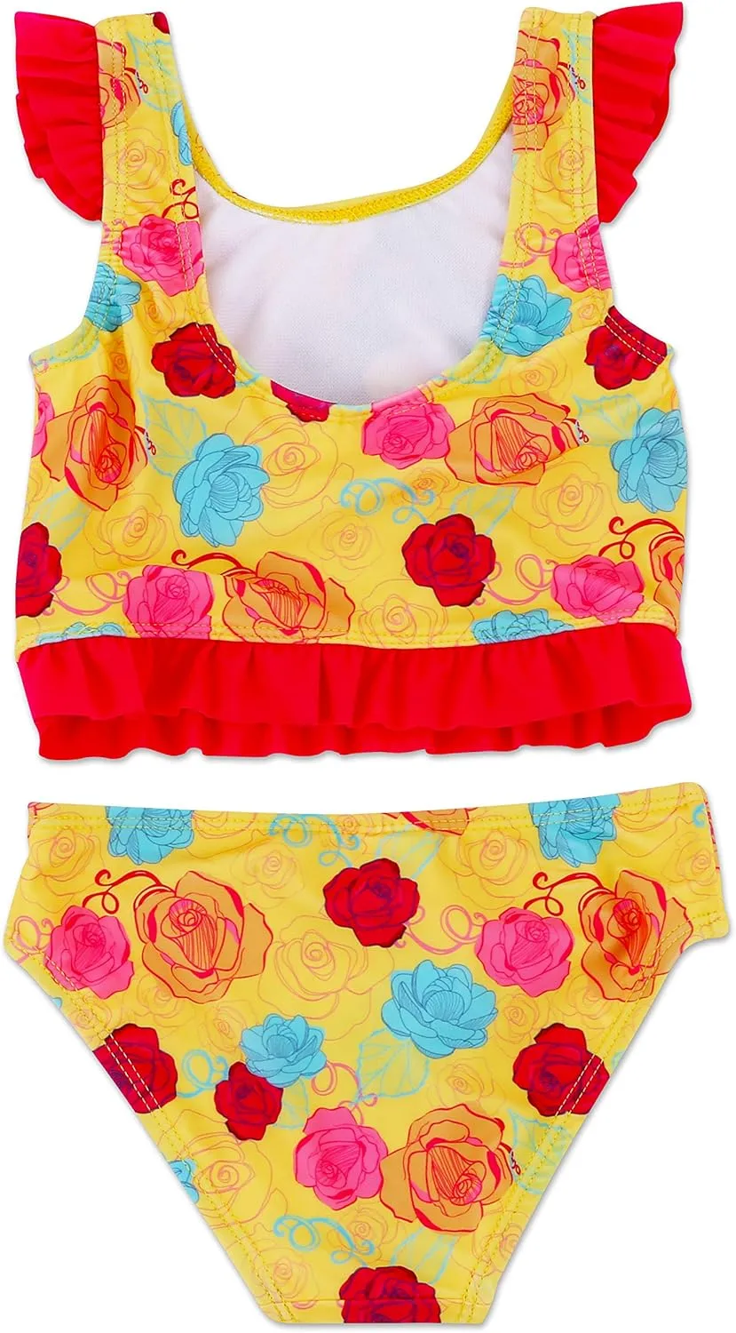 Dreamwave Toddler Girl Authentic Character Two Piece Swimsuit UPF 50