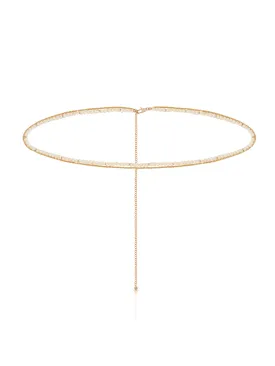 Freshwater Pearl Double Layer Waist Chain