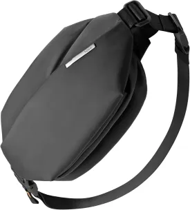 Inateck Sling Bag X, Multi-pocket Crossbody Shoulder Chest Bag with Adjustable Shoulder Strap, Water-resistant Waist Fanny Pack for Men, Women, Travel, Daily Use, Cycling, Hiking, Black, Large