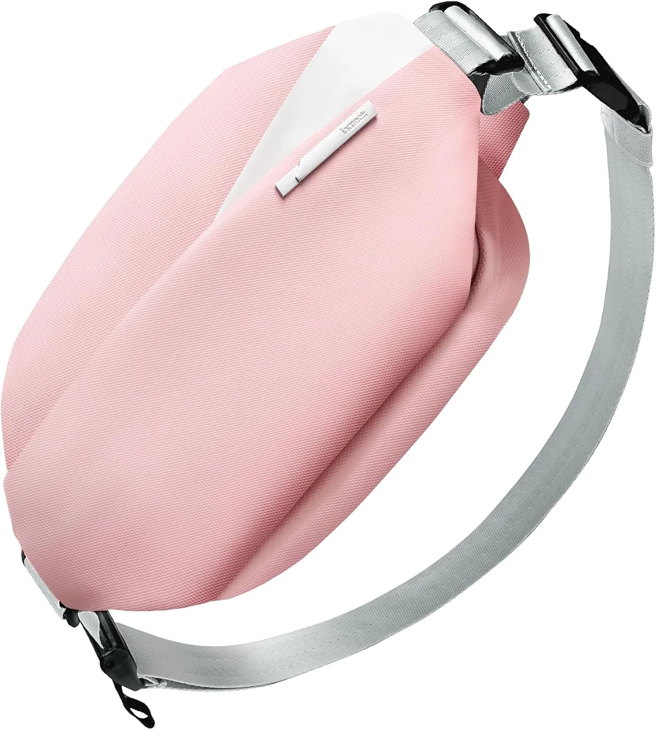 Inateck Sling Bag X, Multi-pocket Crossbody Shoulder Chest Bag with Adjustable Shoulder Strap, Water-resistant Waist Fanny Pack for Men, Women, Travel, Daily Use, Cycling, Hiking, Pink, Large