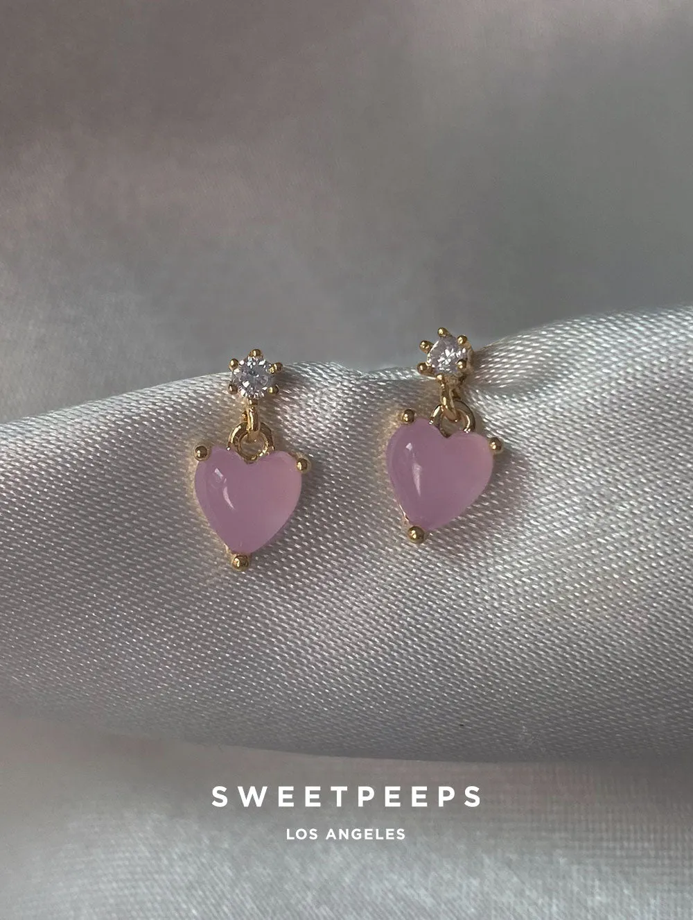 Jelly Heart Studs