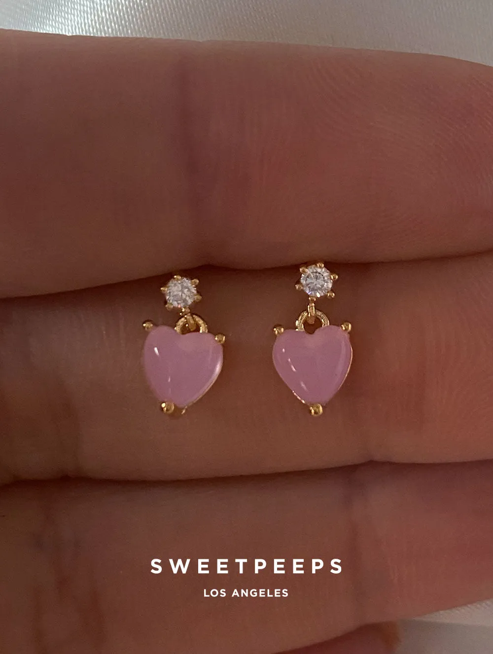 Jelly Heart Studs