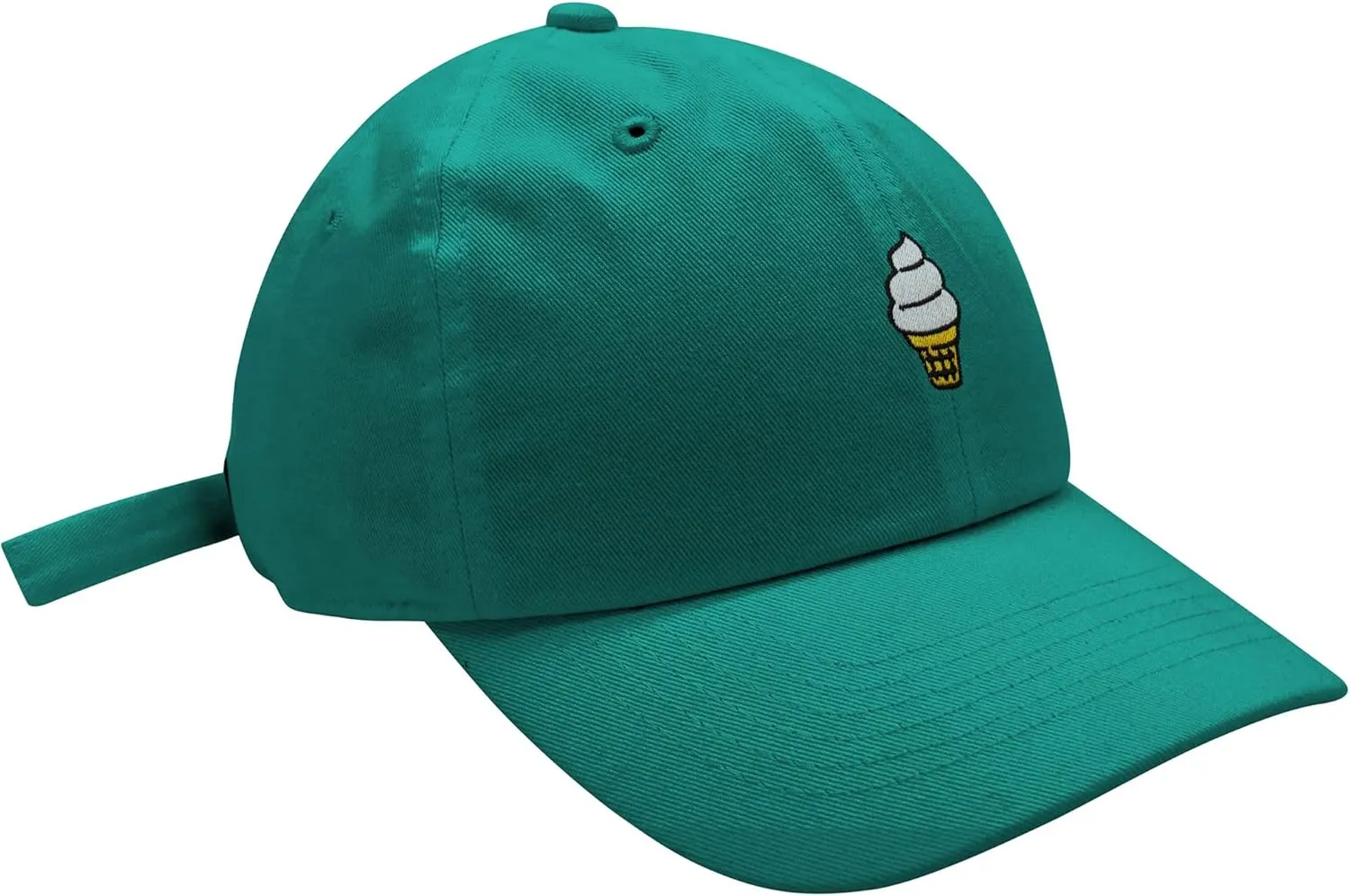 JPAK Ice Cream Cone Baseball Cap Embroidered Cotton Dad Hat - Cute