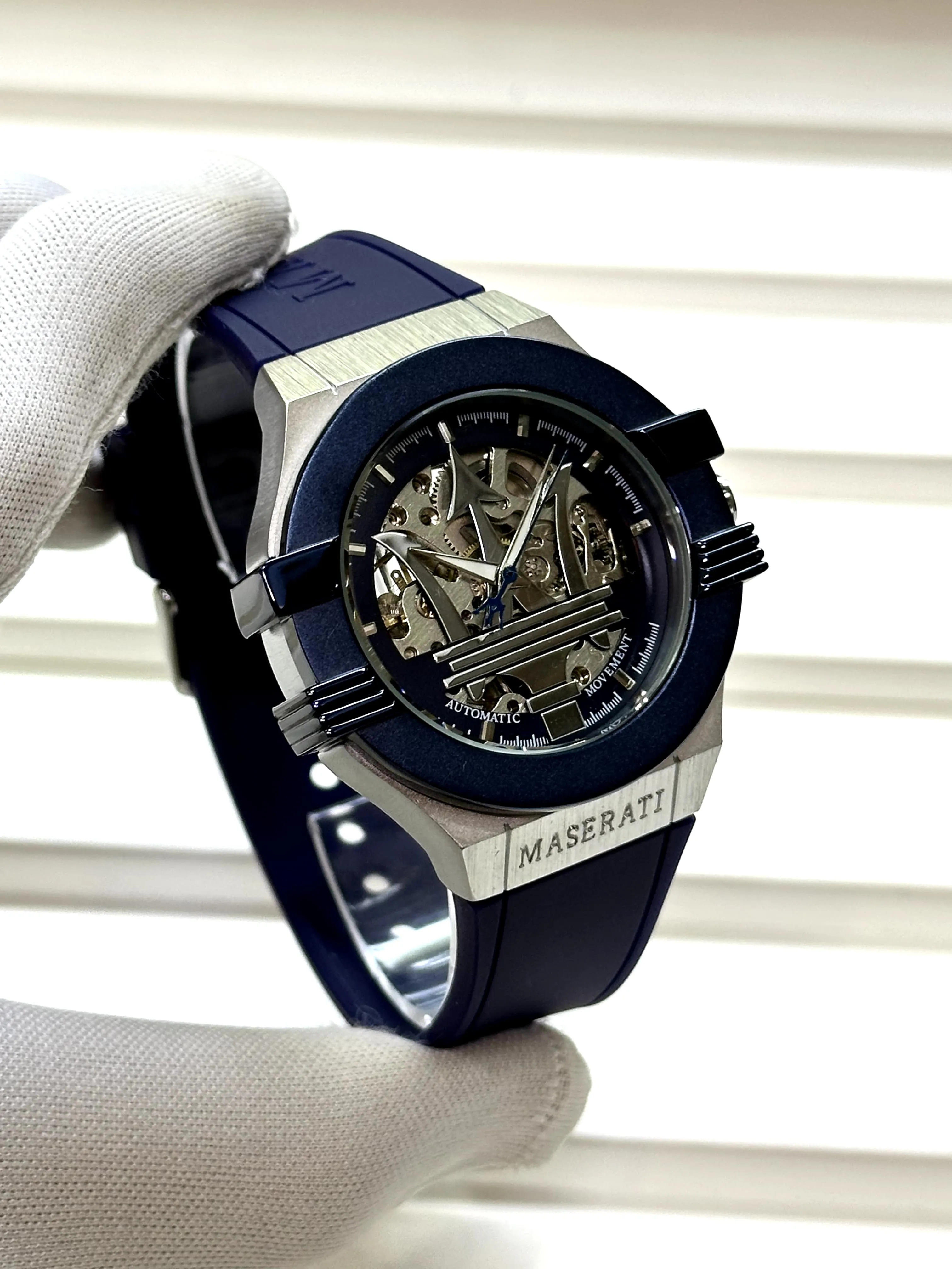 Maserati Potenza Automatic - Elegant Navy Blue Watch for Men