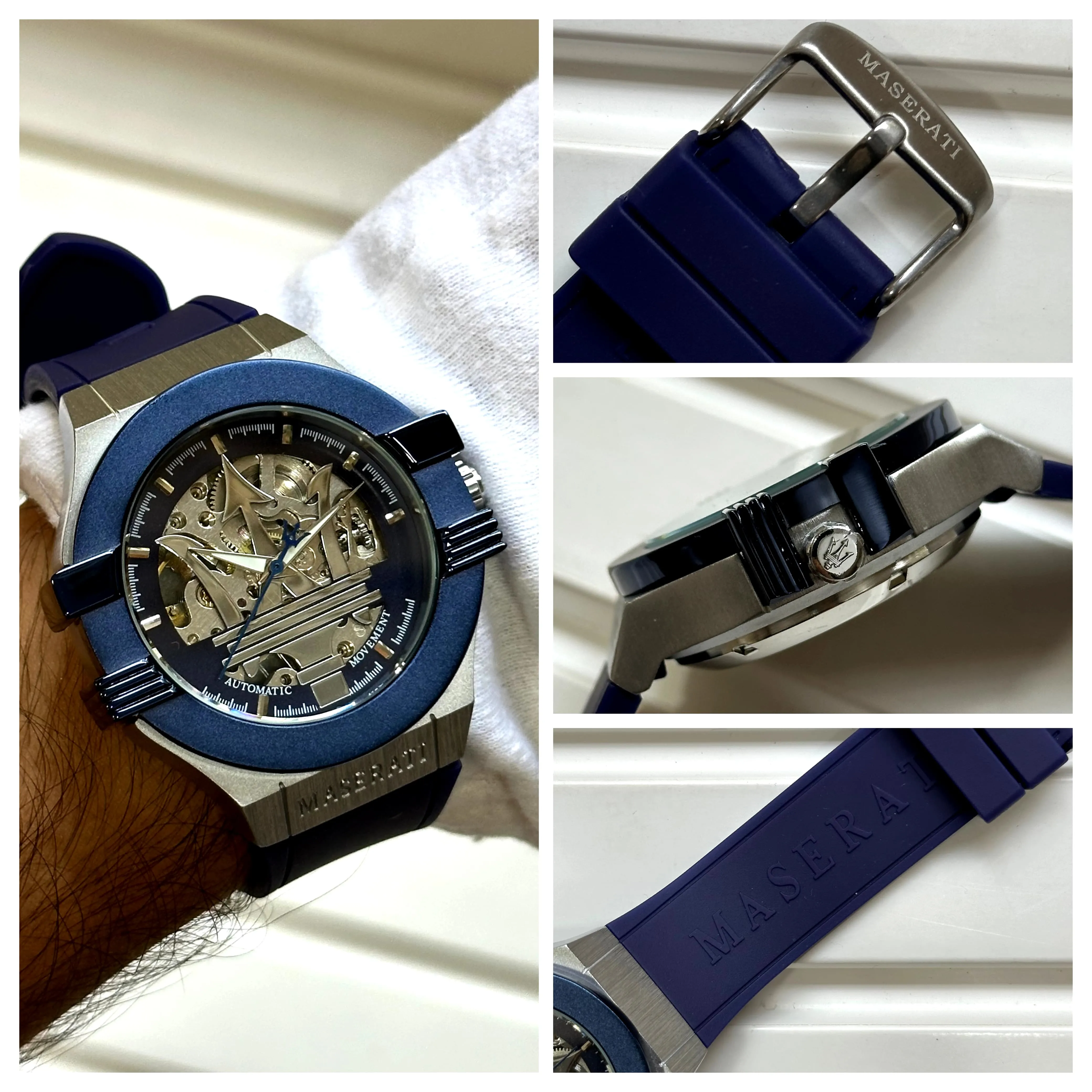Maserati Potenza Automatic - Elegant Navy Blue Watch for Men
