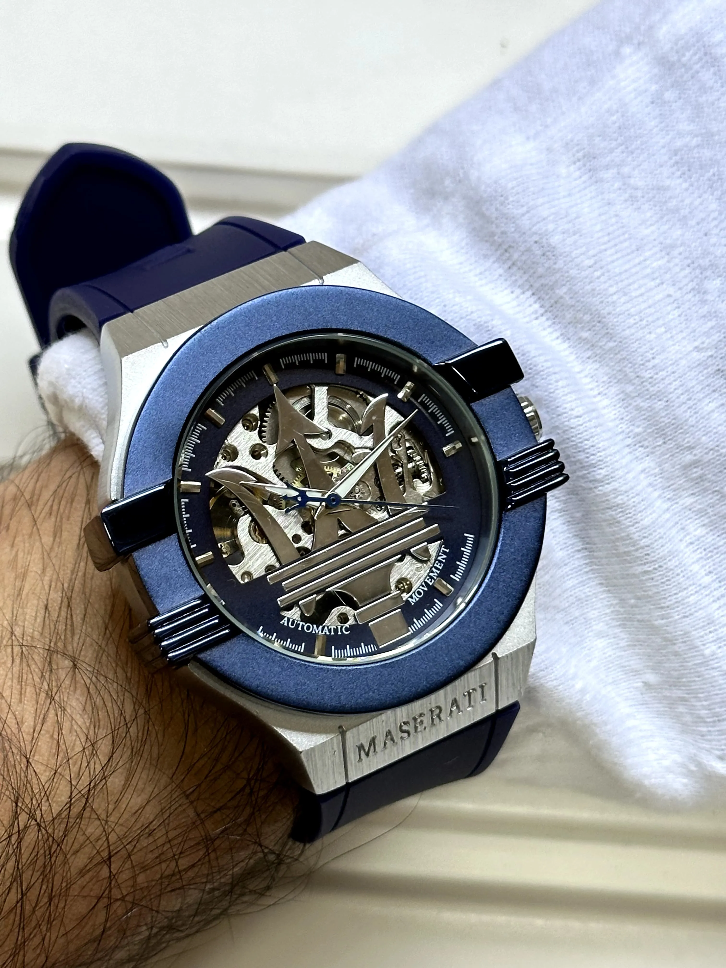 Maserati Potenza Automatic - Elegant Navy Blue Watch for Men