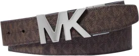 Michael Kors Men's 34mm Reversible MK Buckle Belt