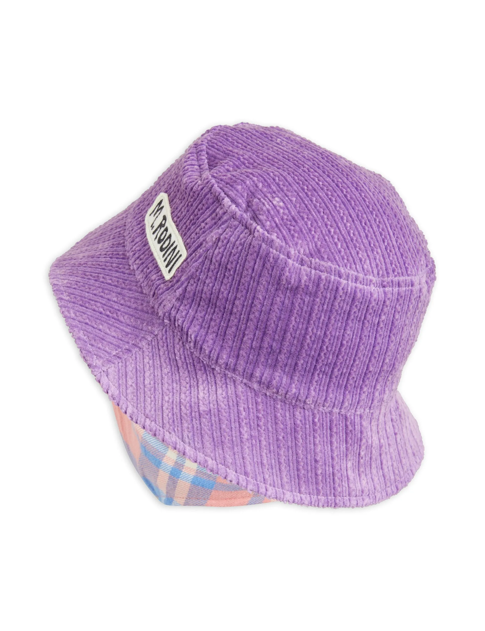 Mini Rodini Corduroy Bucket Hat - Purple