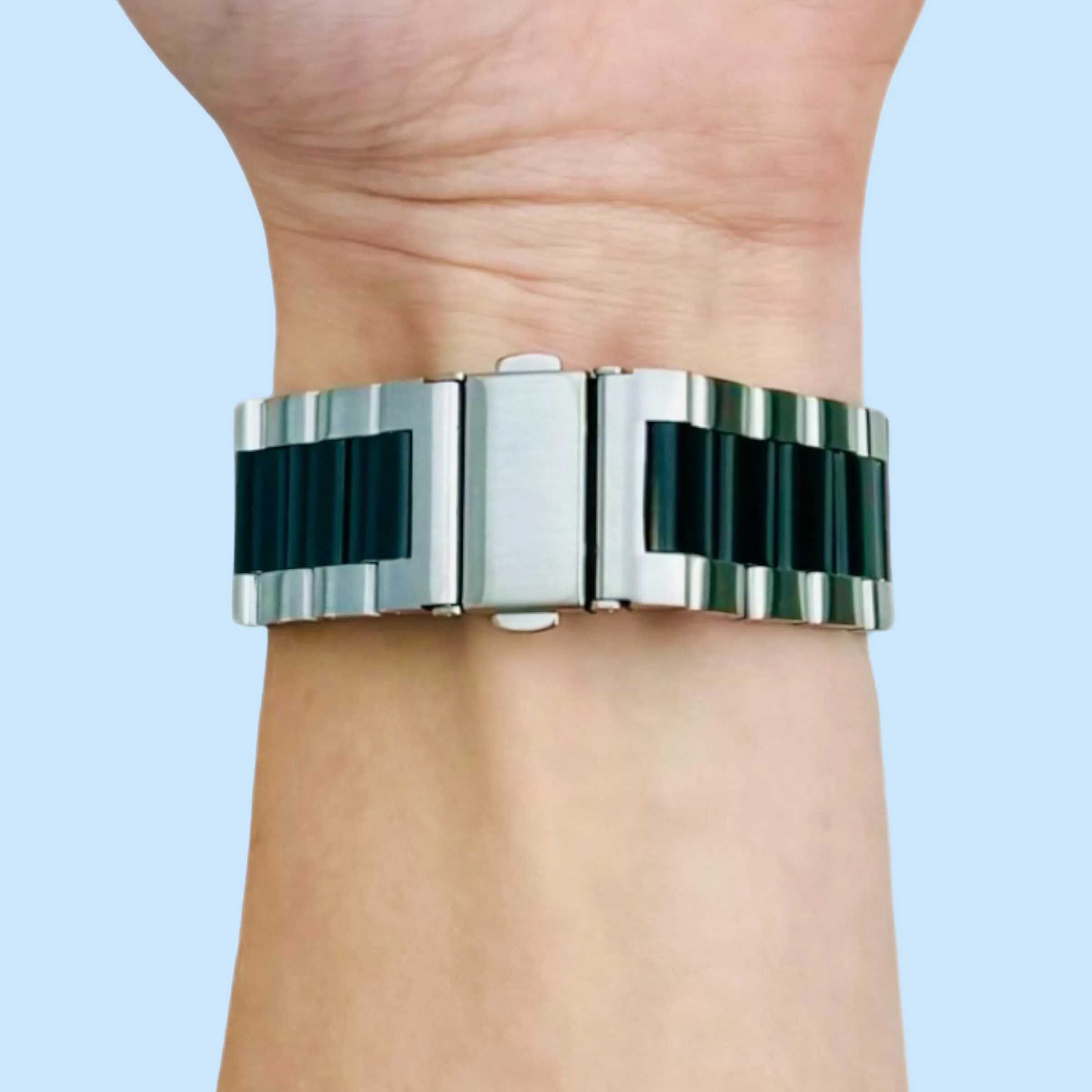 Mountblanc 22mm Range Stainless Steel Link Watch Strap