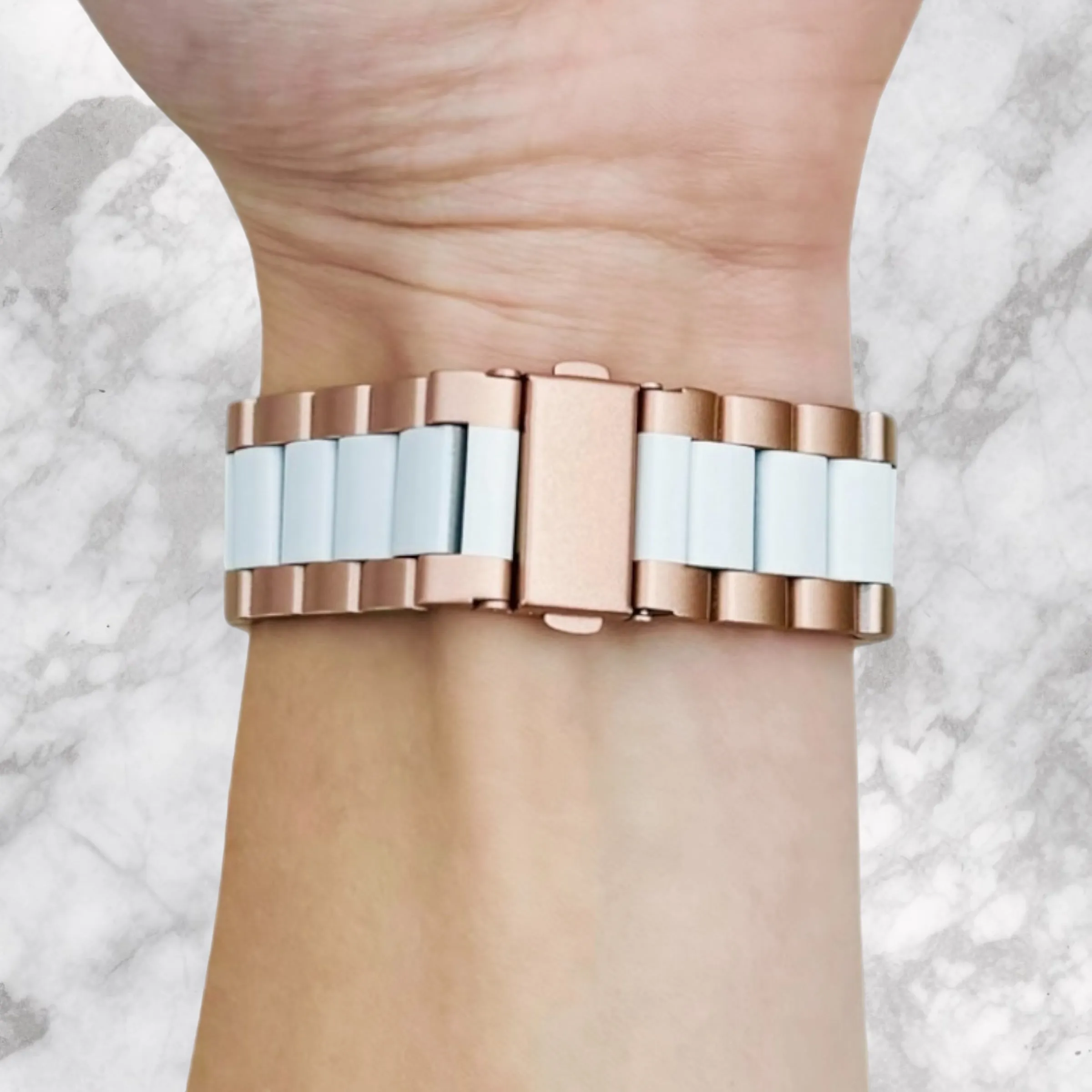 Mountblanc 22mm Range Stainless Steel Link Watch Strap