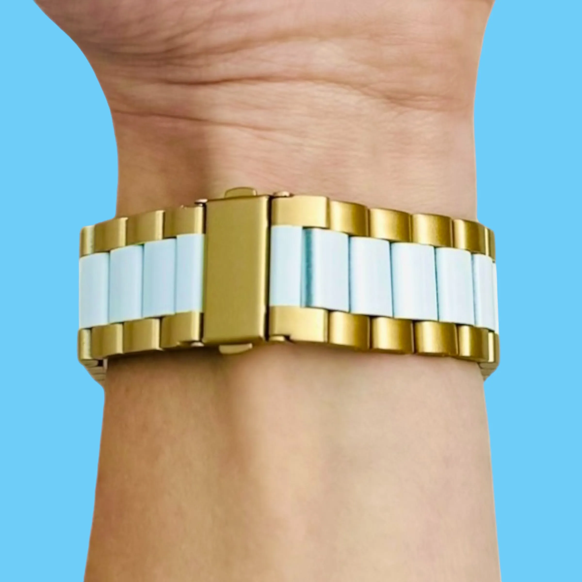 Mountblanc 22mm Range Stainless Steel Link Watch Strap