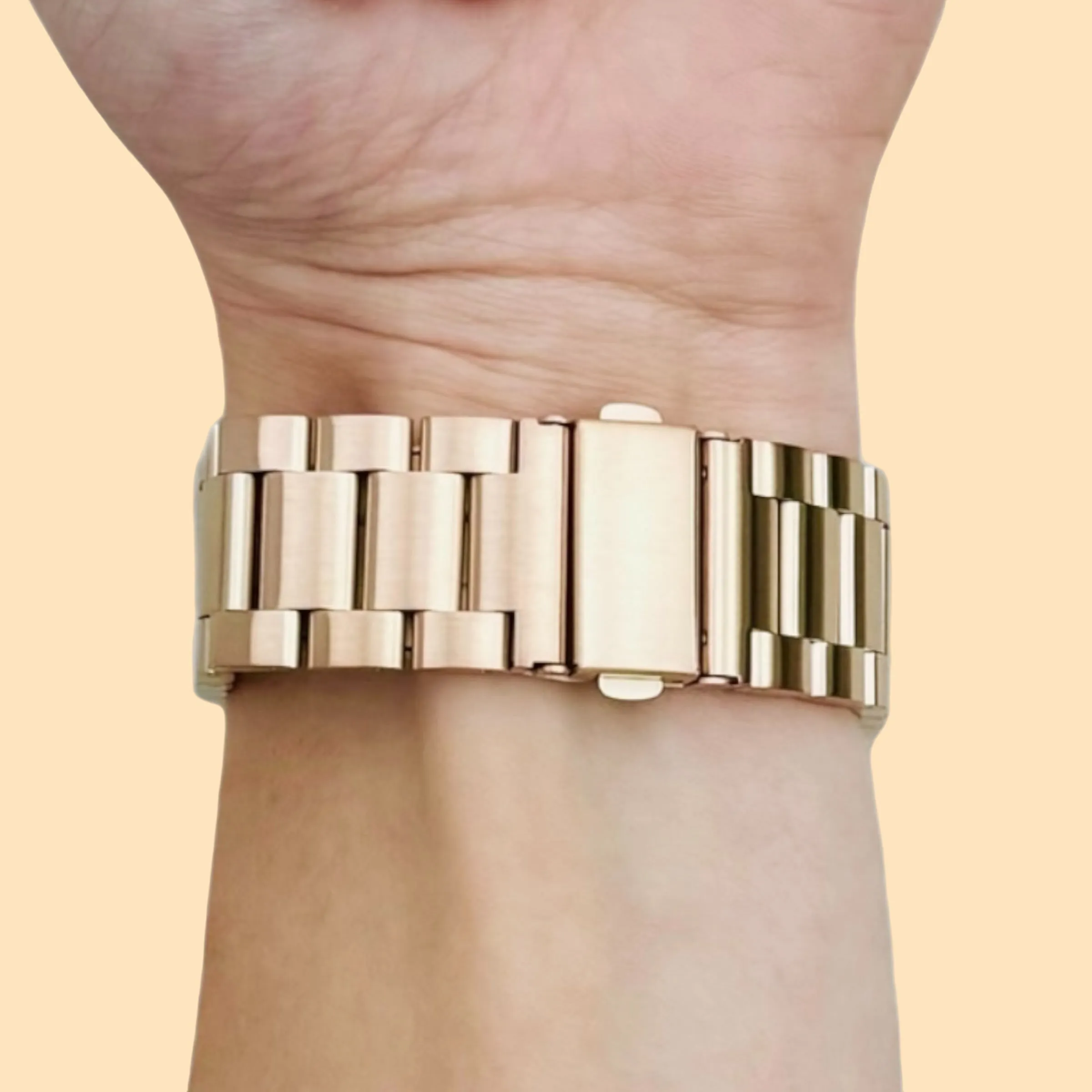 Mountblanc 22mm Range Stainless Steel Link Watch Strap