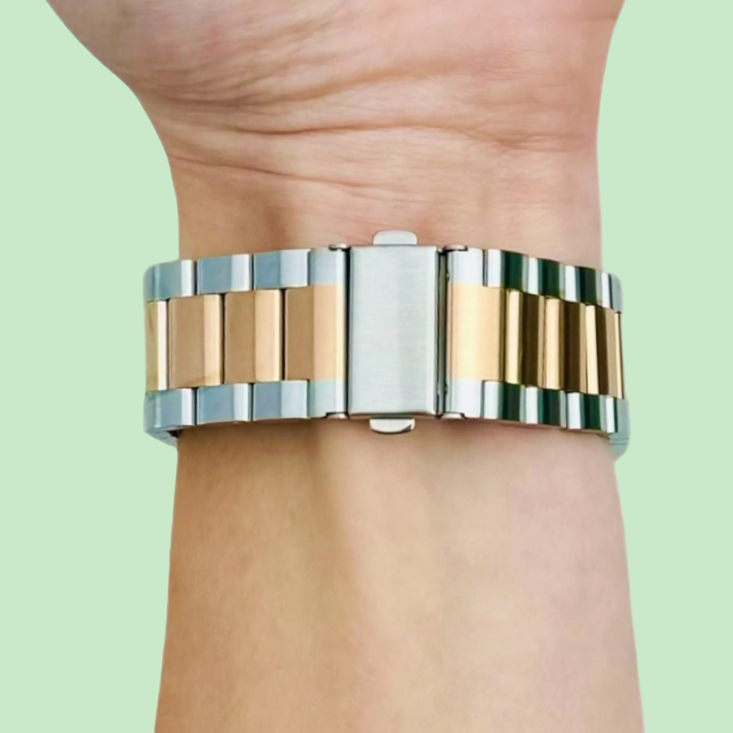 Mountblanc 22mm Range Stainless Steel Link Watch Strap