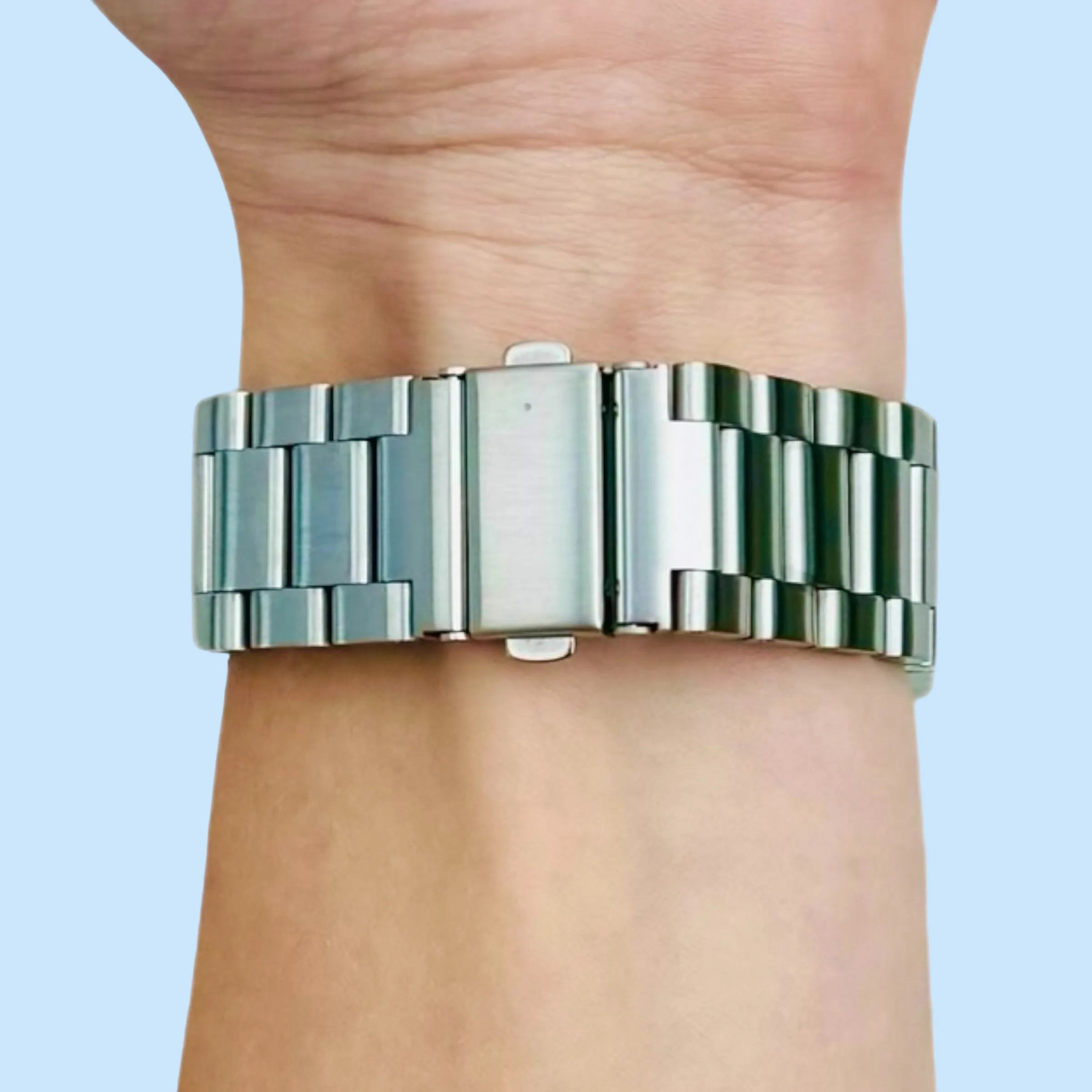 Mountblanc 22mm Range Stainless Steel Link Watch Strap
