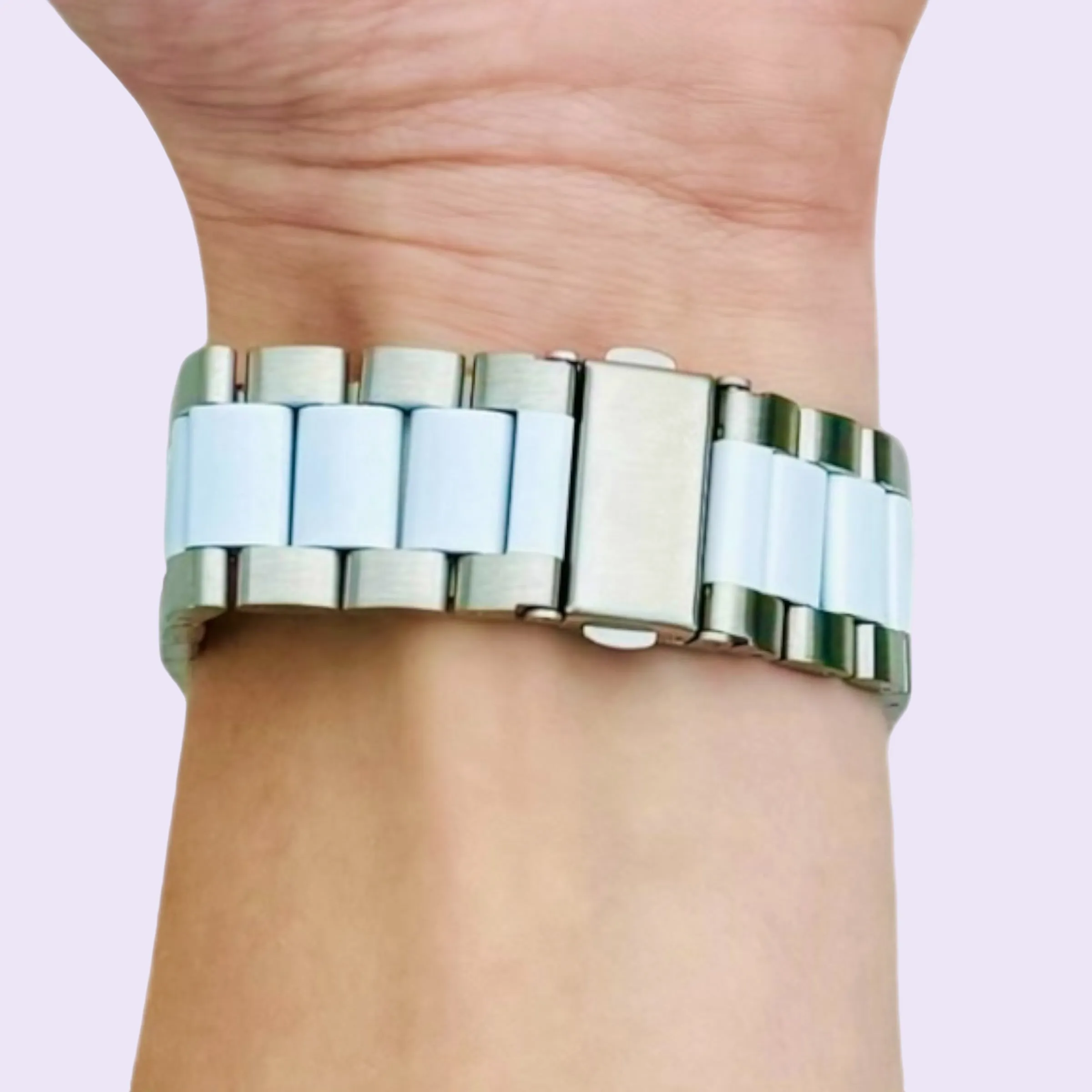 Mountblanc 22mm Range Stainless Steel Link Watch Strap
