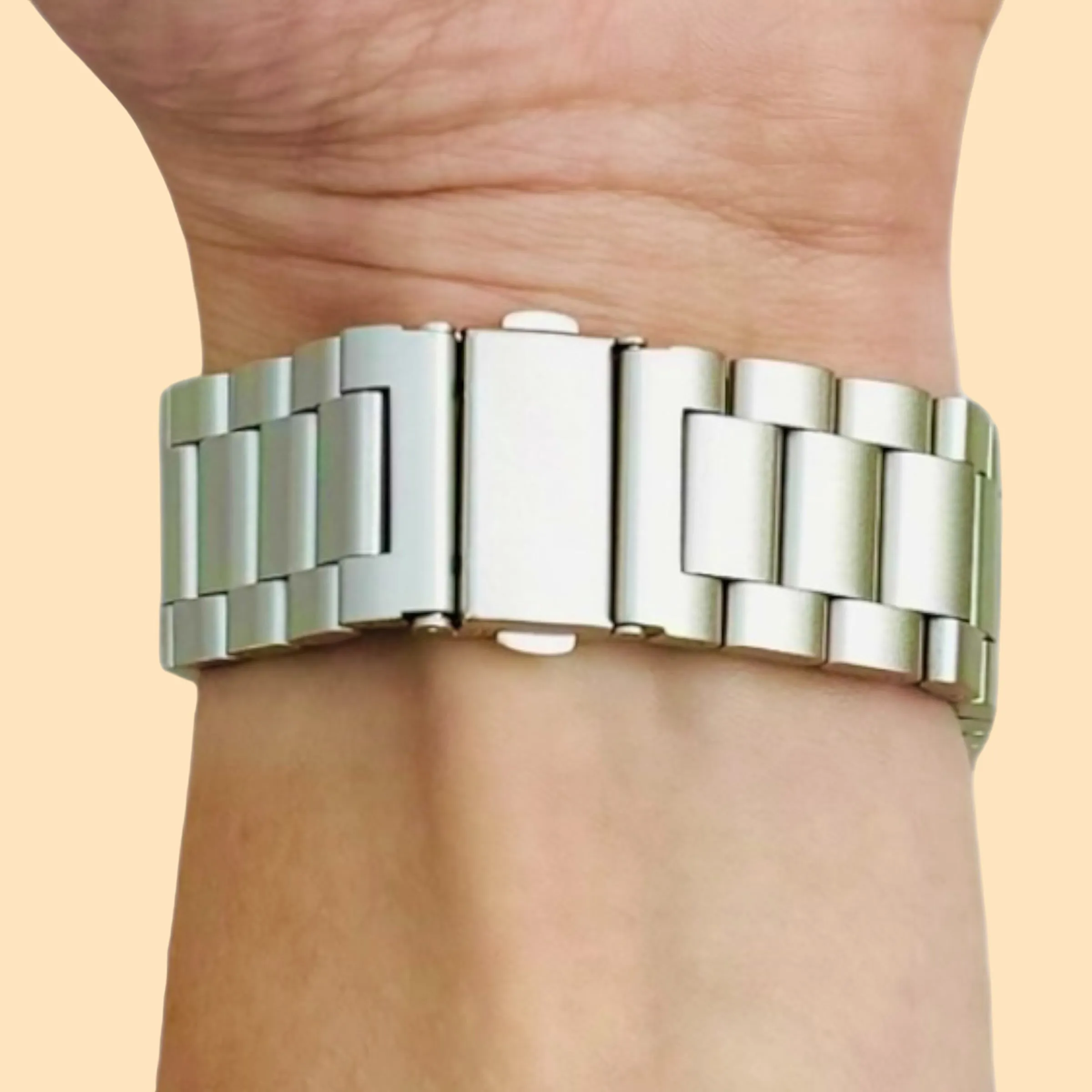 Mountblanc 22mm Range Stainless Steel Link Watch Strap