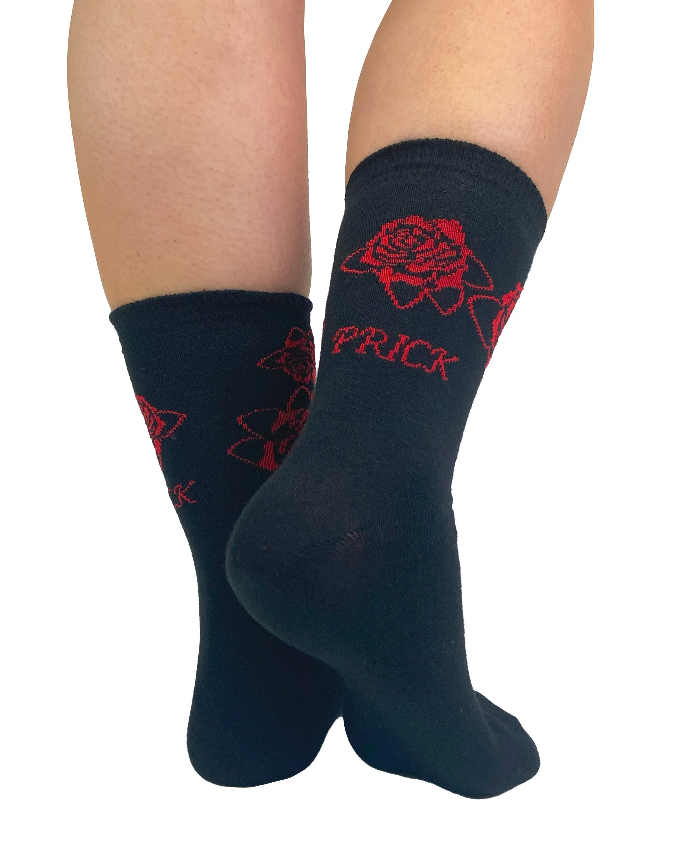 Prick of the rose ankle socks