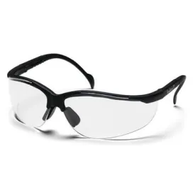 Pyramex Venture II  Safety Glasses (Black Frame)