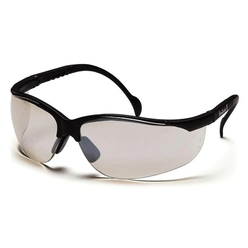 Pyramex Venture II  Safety Glasses (Black Frame)