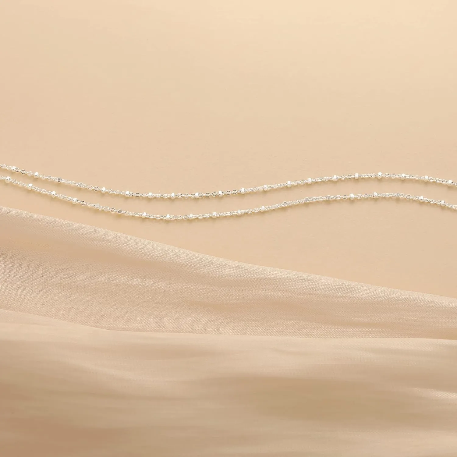 Sterling Silver Ankle Bracelets for Women: Dainty Layered Waterproof Anklet for Women Adjustable Womens Anklet Set Stackable Figaro Beaded Cuban Link Anklets Beach Jewelry for Women