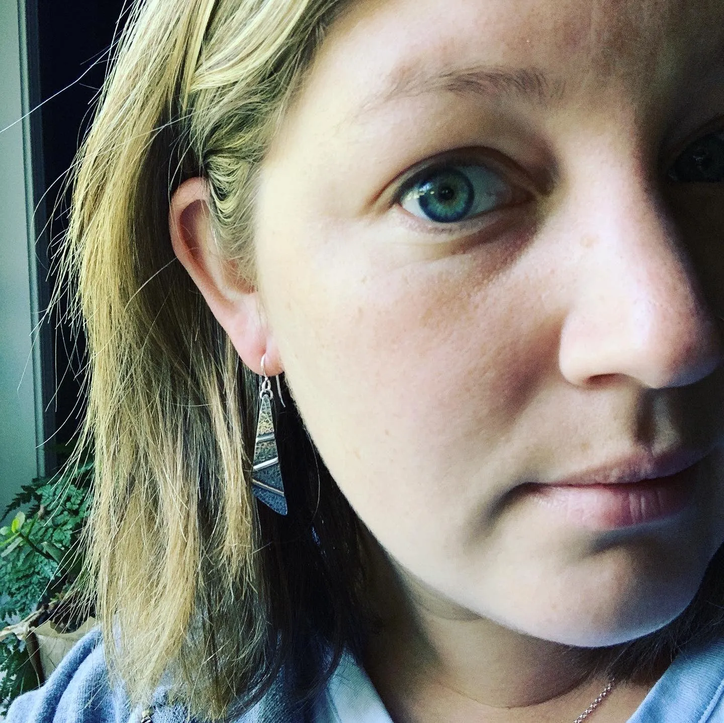 Sterling Silver Zig-Zag Textured Earrings