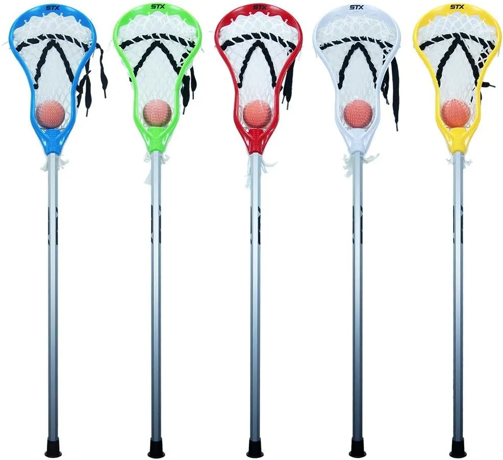 STX Lacrosse Mini Power Stick with Aluminum Handle and Ball