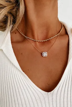 Summer Moments Layered Necklace (Gold)