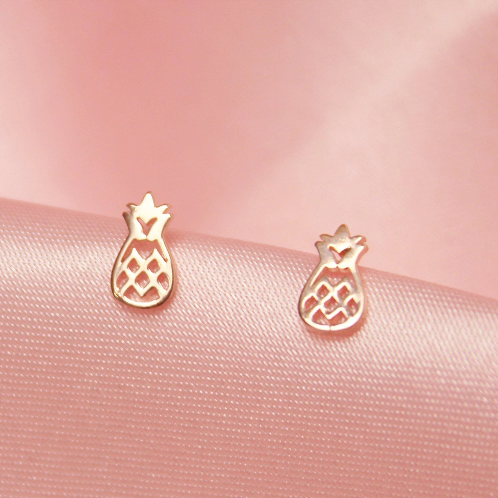 Tiny Pineapple Earrings