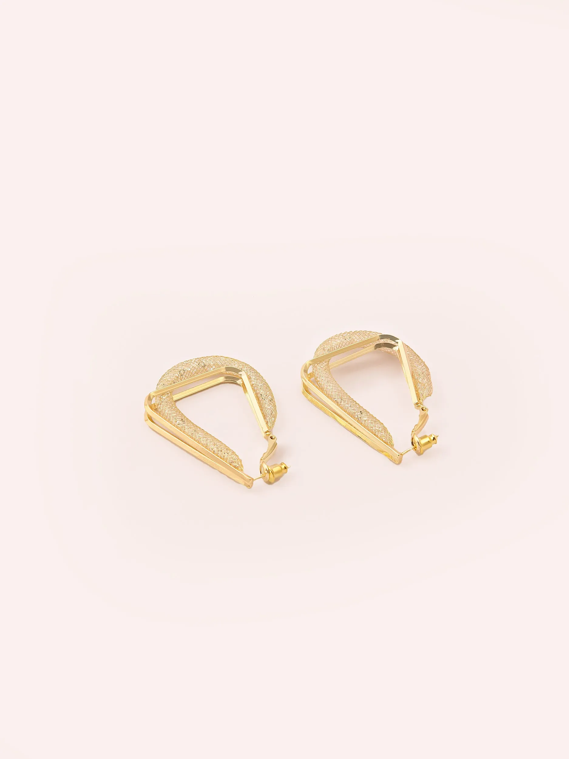 Triangle Hoop Earrings