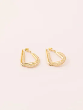 Triangle Hoop Earrings