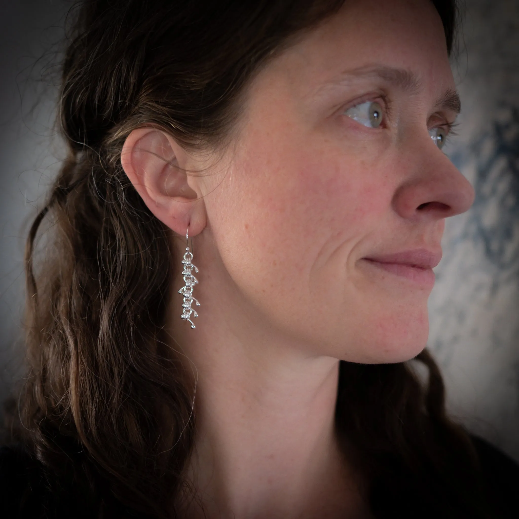 Vertebrae Earrings (Long)