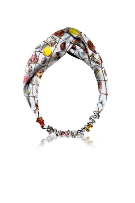 White Knotted Headbands For Women