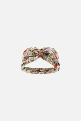 WOVEN TWIST HEADBAND EGYPTIAN ROSE