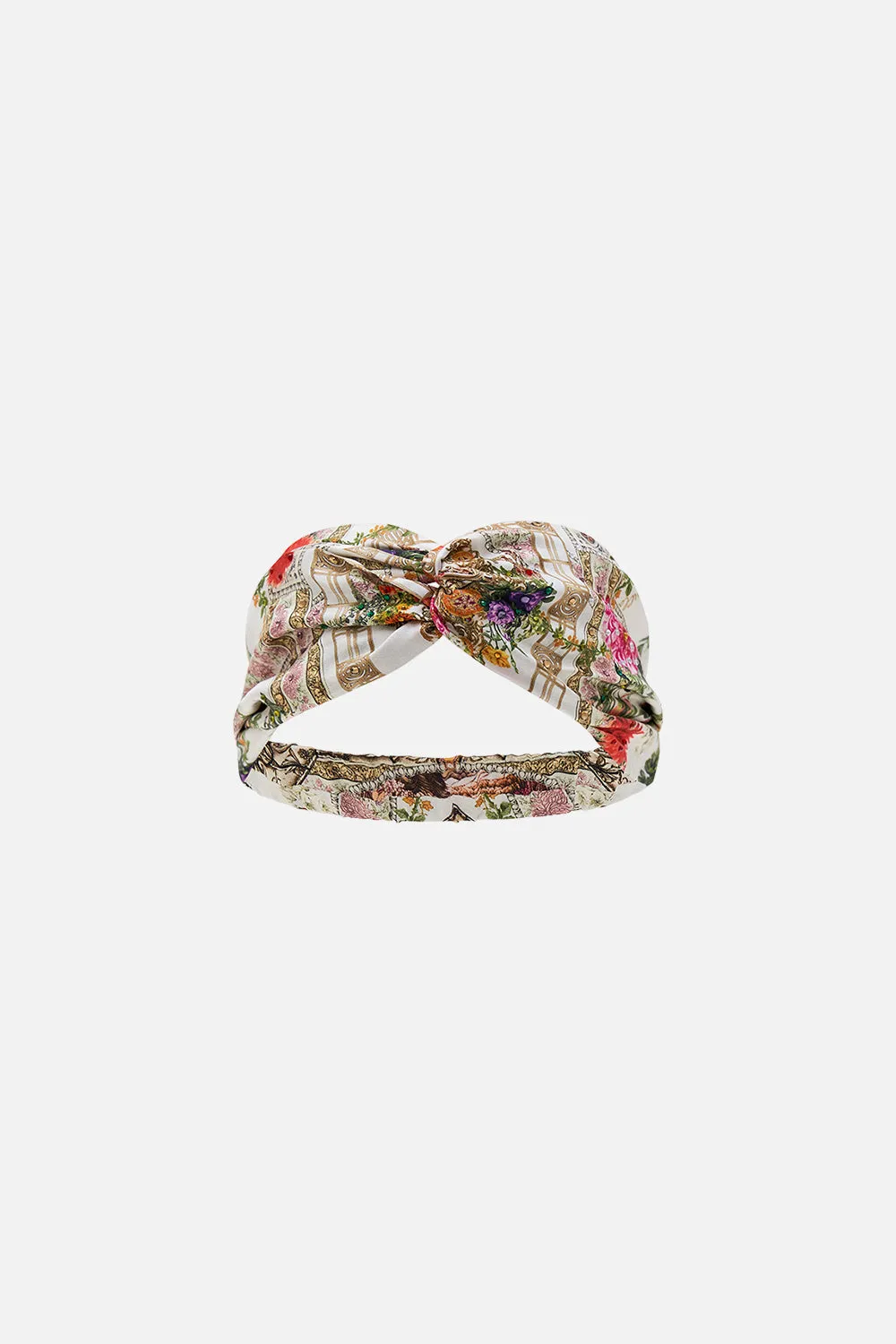WOVEN TWIST HEADBAND EGYPTIAN ROSE