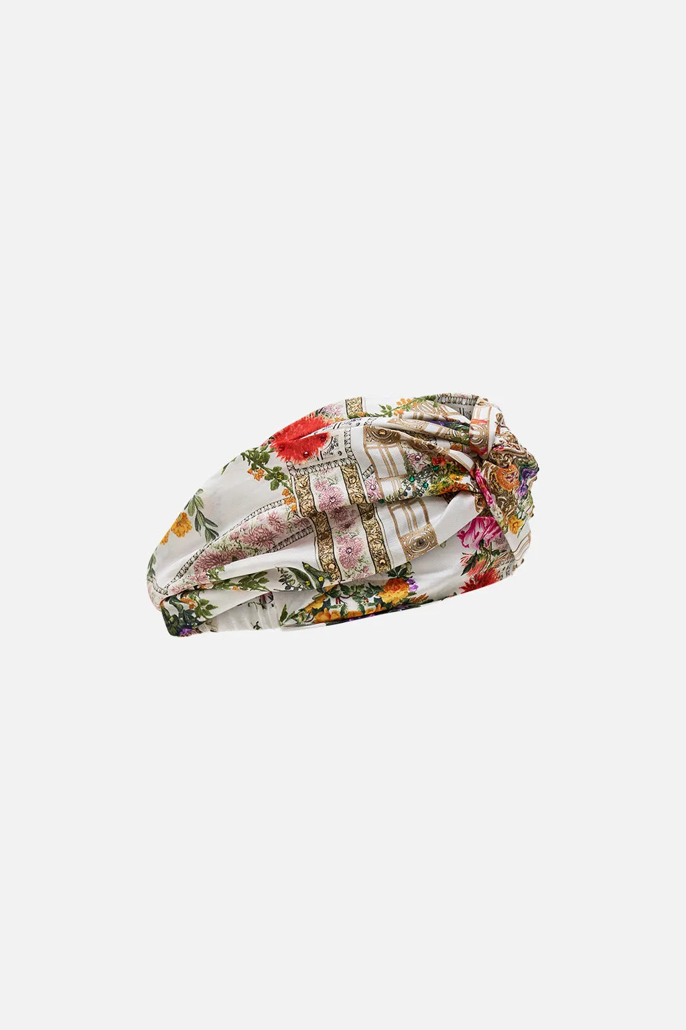 WOVEN TWIST HEADBAND EGYPTIAN ROSE