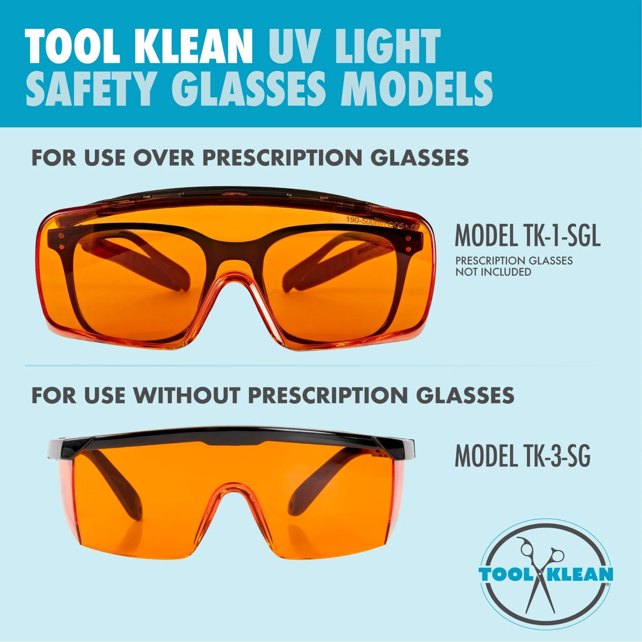 Yellow UV Light Safety Glasses - EN166 ANSI Z87.1, CE – UV 400