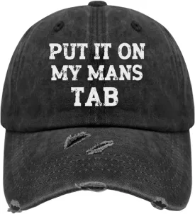 Your Dad is My Cardio Hat for Womens Washed Distressed Baseball Cap Funny Washed Dad Hat Fitted