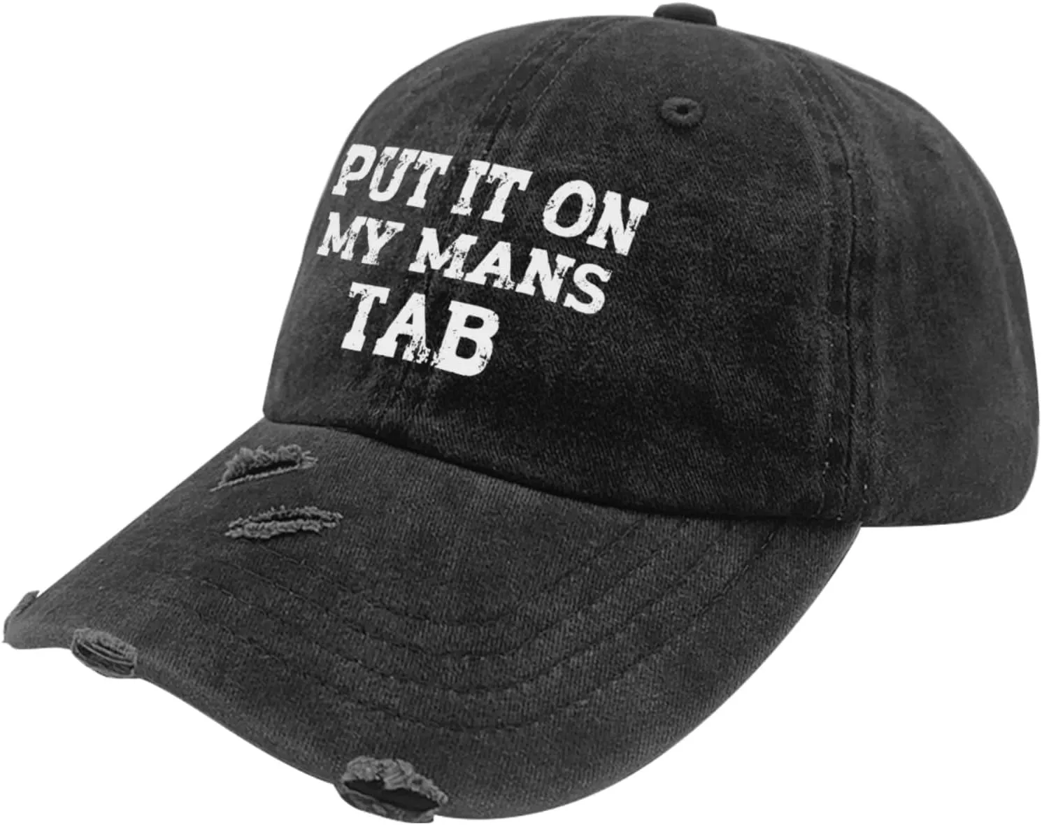 Your Dad is My Cardio Hat for Womens Washed Distressed Baseball Cap Funny Washed Dad Hat Fitted